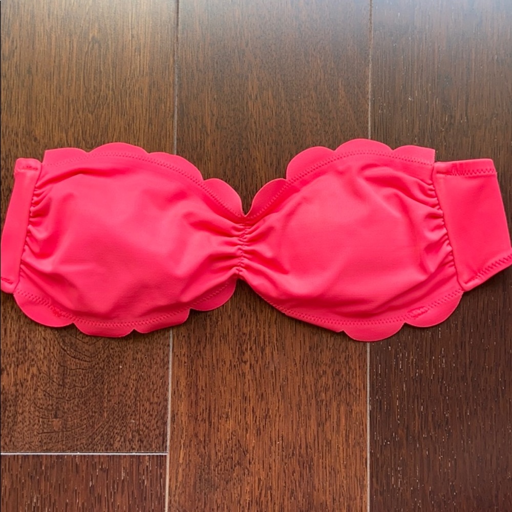 Strapless PINK bikini top